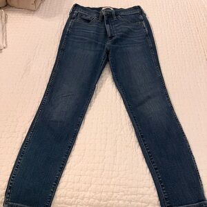 Madewell Dark Blue Skinny Jeans